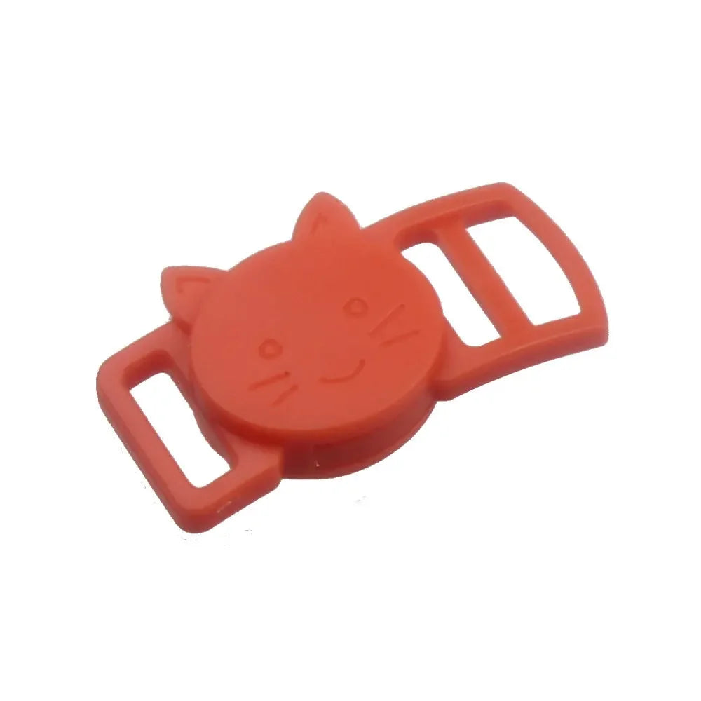 30/800Pcs Mixed Color Release Buckles Cat-Head Plastic Safty Breakaway for Cat Collar Paracord Webbing Apparel Accessories
