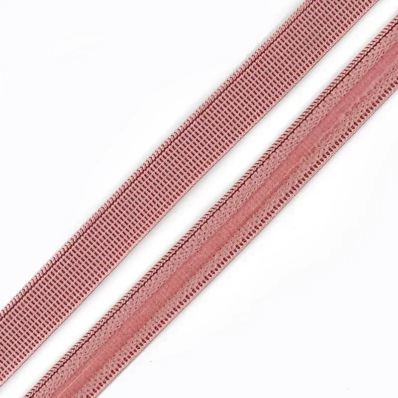 15/500M 10mm Non-slip Silicone Elastic Band Bra Stretch Ribbon Tape Underwear Strap Rubber Bands Belt DIY Sewing Accessories