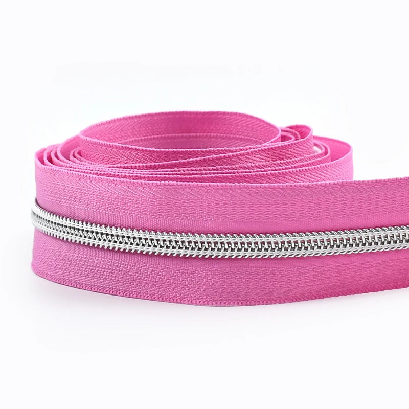 8/300M Sewing Zippers Tapes By The Meter Bag Shoes Nylon Coil Zipper Decorative Roll Bulk Zips Repair Kit DIY Accessories