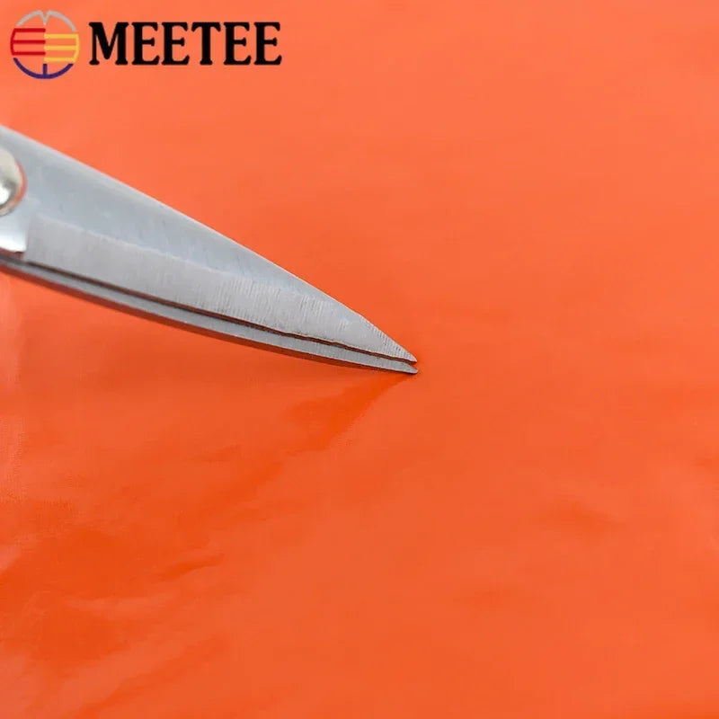 50/1000*145cm Meetee Shiny Glossy Soft Leather Fabric Elastic Faux PU Fabrics for Dress Clothes Cloth Material DIY Sewing Accessories
