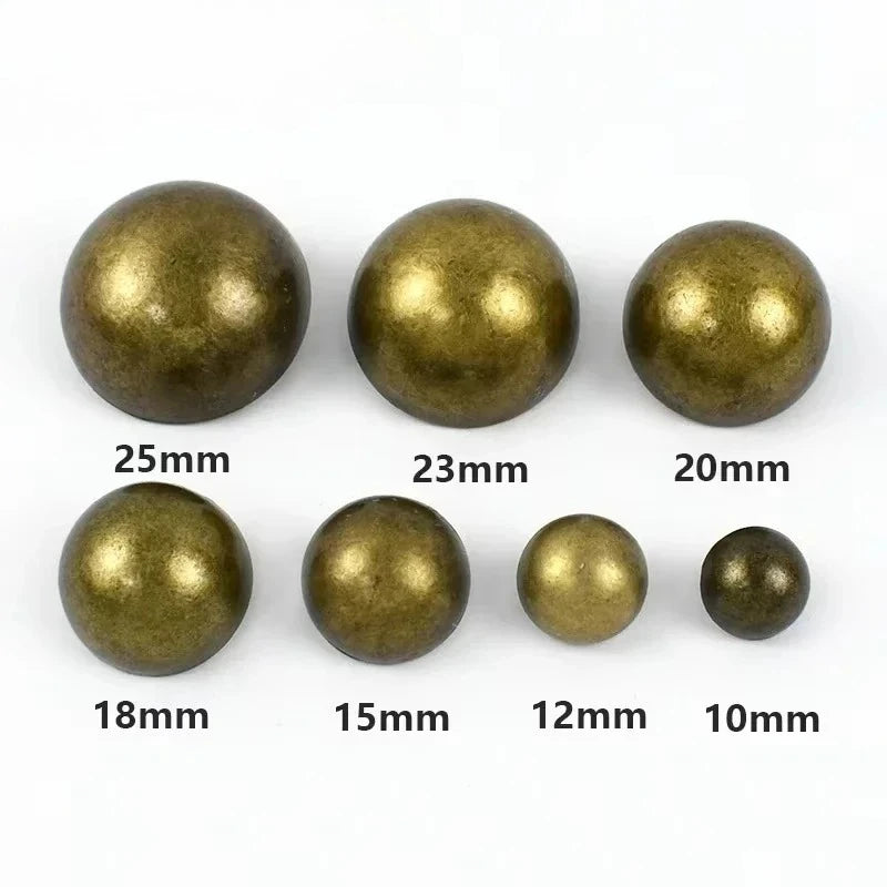 30/500Pcs 10-28mm Metal Button Buckle Coat Jacket Shank Buttons Jeans Round Mushroom Buckles DIY Garment Sewing Hardware Accessories