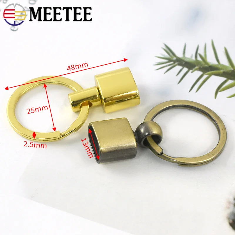 8/300Pcs 14mm O Ring Keychain Metal Buckles Detachable Rings Bags Strap Hanger Hooks Key Rings DIY Hardware Accessories