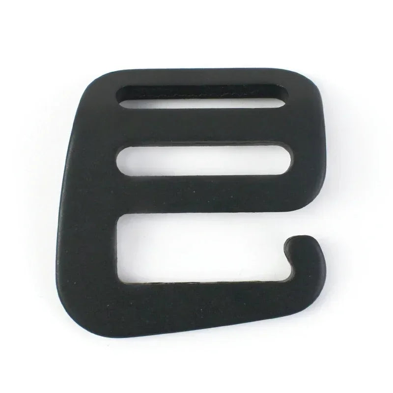 15/400Pcs 20/25mm Aluminum Metal G Hook Buckles for Bag Strap Tri-Glide Clasp Backpack Belt Adjust Buckle DIY Hardware Accessory