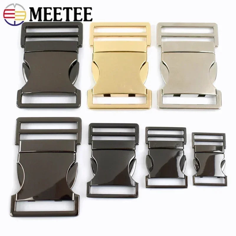 5/150Pcs 20-38mm Metal Side Release Buckles Backpack Strap Buckle Dog Cat Collar Belt Fastener Clasp DIY Hardware Sewing Accessories