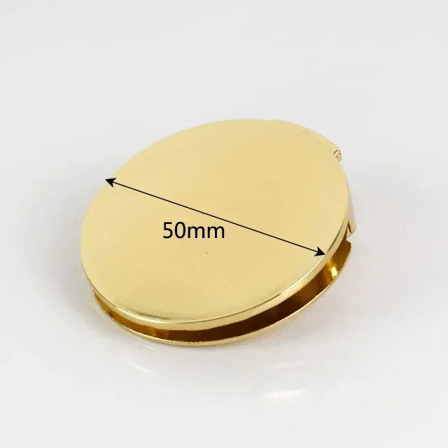 2/60Pcs Meetee Metal Clasp Turn Lock Twist Locks Round Rectangle Bag Decor Buckles DIY Handbag Purse Hardware Replace Accessories