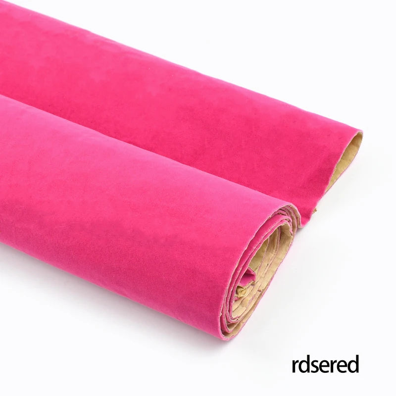 90/1350cm*150cm 0.5mm Thick Self Adhesive Velvet Fabric Sticky Flock Fabrics DIY Jewelry Box Sofa Table Car Drawer Liner Backing