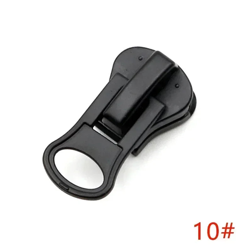 30/1000Pcs 3# 5# 8# 10# 15# Zipper Sliders for Resin Zippers Bag Jacket Coat Zips Head Puller Repair Kit DIY Sewing Accessories