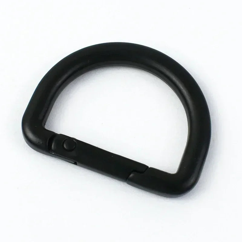20/500Pcs D Rings Spring Keychain Hooks Carabiner Clip Snap Hook Keyring Buckle for Bag Backpack Strap Hardware Accessories