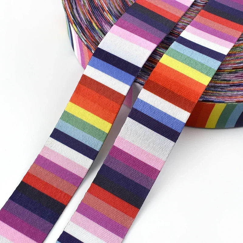 5/150Meters Meetee 38mm Jacquard Printed Webbing Ethnic Ribbon Bags Strap Tape for Sewing Garment Belt Accessories