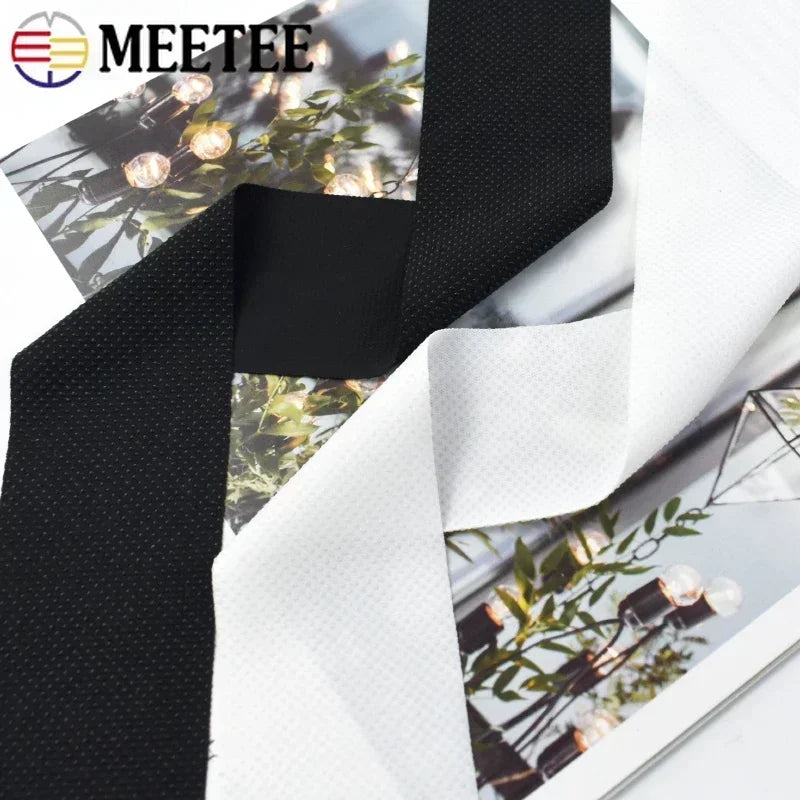 3/90Meters Meetee 50mm Elastic Band Non-slip Silicone Stretch Bands Rubber Webbing Belt DIY Sewing Garment Clothes Accessories