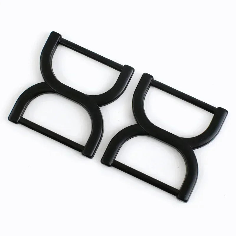 8/300Pcs Meetee 25mm Square Bag Buckles Shoes Garment Belt Buckle Clasp Handbag Strap Adjuster Snap Hooks DIY Accessories
