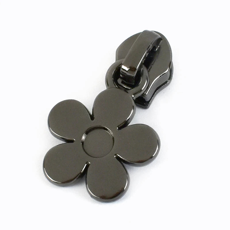 15/500Pcs 5# Nylon Zipper Sliders Zip Puller Head Bags Clothing Decoration Zippers Heads Repair Kit DIY Sewing Accessories