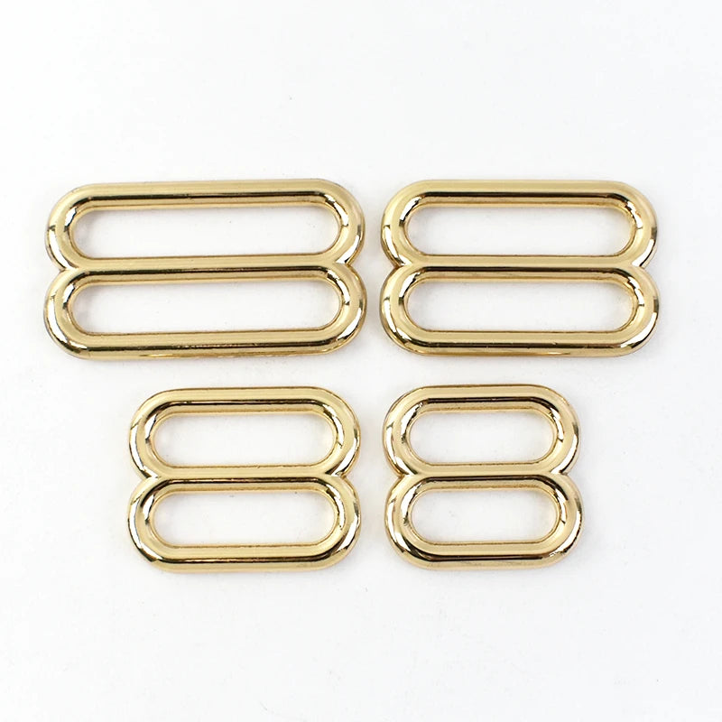 15/500Pcs 25/32/38/50mm Metal Tri Glide Slider Buckles Webbing Straps Adjuster Ring Buckle for Bag Strap DIY Hardware Accessories