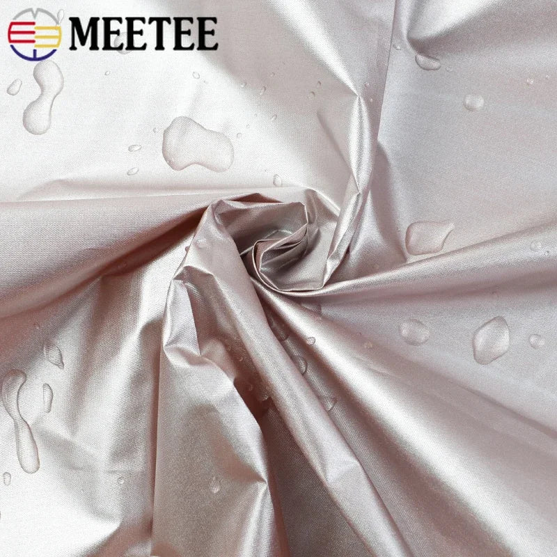 300/5000cm*148cm 190T Thin Waterproof Silver-coated Fabric Outdoor Sunscreen Sunshade Ripstop Umbrella Cloth Tent Material