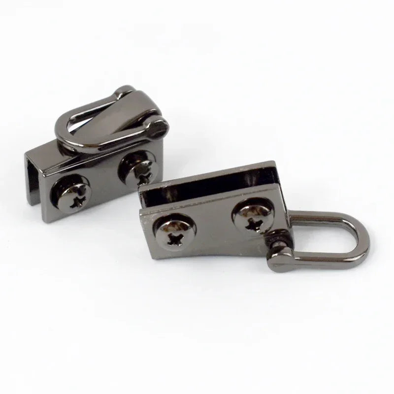 8/200pairs Meetee 20/30mm Bag Metal Ear Shoulder Strap Hang Buckles Side Clamp Hook DIY D Ring Sides Clip Luggage Accessories