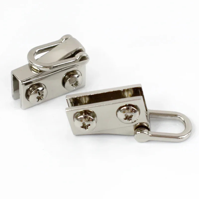 8/200pairs Meetee 20/30mm Bag Metal Ear Shoulder Strap Hang Buckles Side Clamp Hook DIY D Ring Sides Clip Luggage Accessories