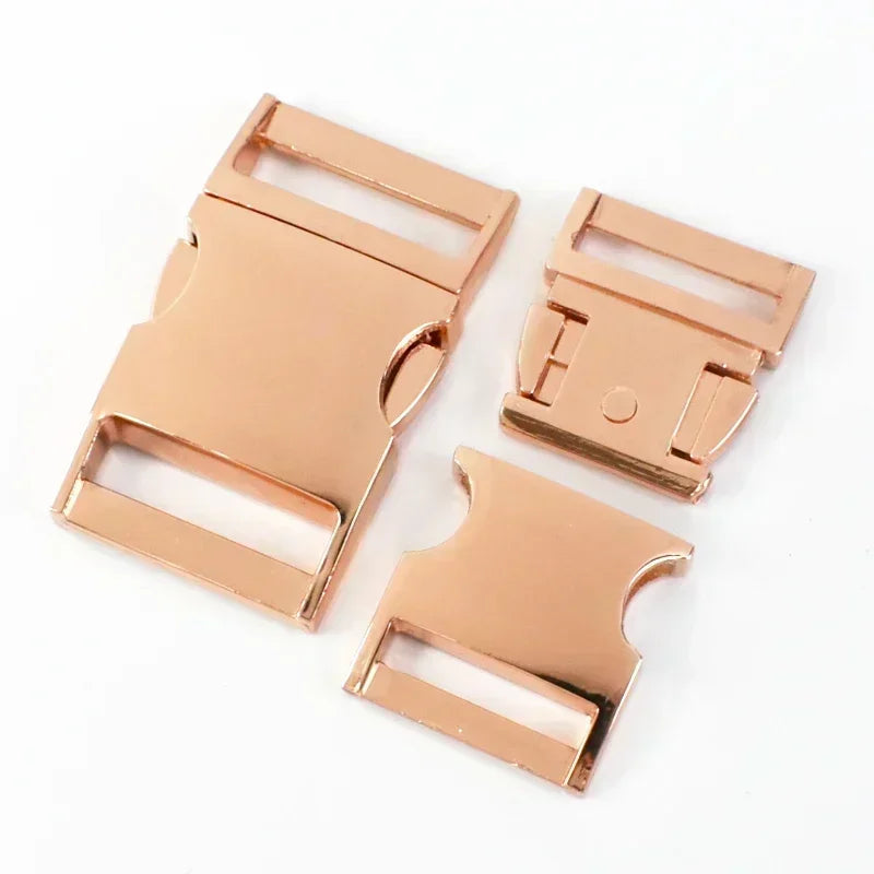 5/160Pcs Metal Side Quick Release Curved Buckles Backpack Strap Clasp Webbing Dog Collar Belt Buckle DIY Hardware Bag Accessories