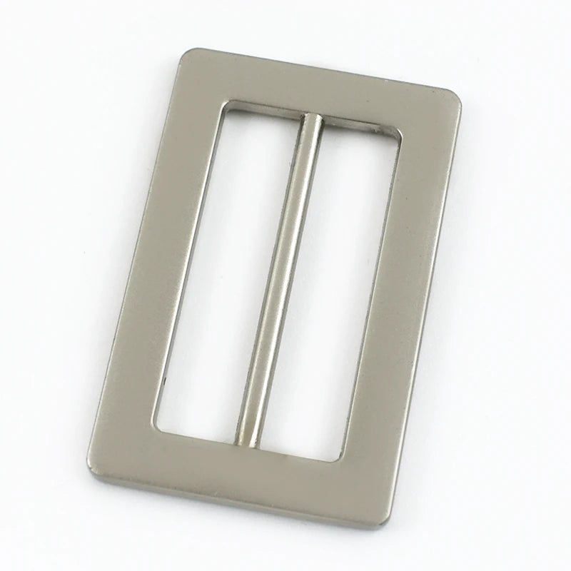 15/500Pcs 25-50mm Bag Strap Adjuster Metal Buckles Tri-Glide Ring Slider Belt Buckle Backpack Strap Single/Double Pin Clasp Hook Clip