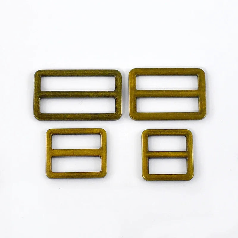 15/500Pcs 20-50mm Metal D Rings Rectangle Loop Tri-Glide Buckle Slider Adjuster Bag Backpack Strap Buckles Garment DIY Accessory
