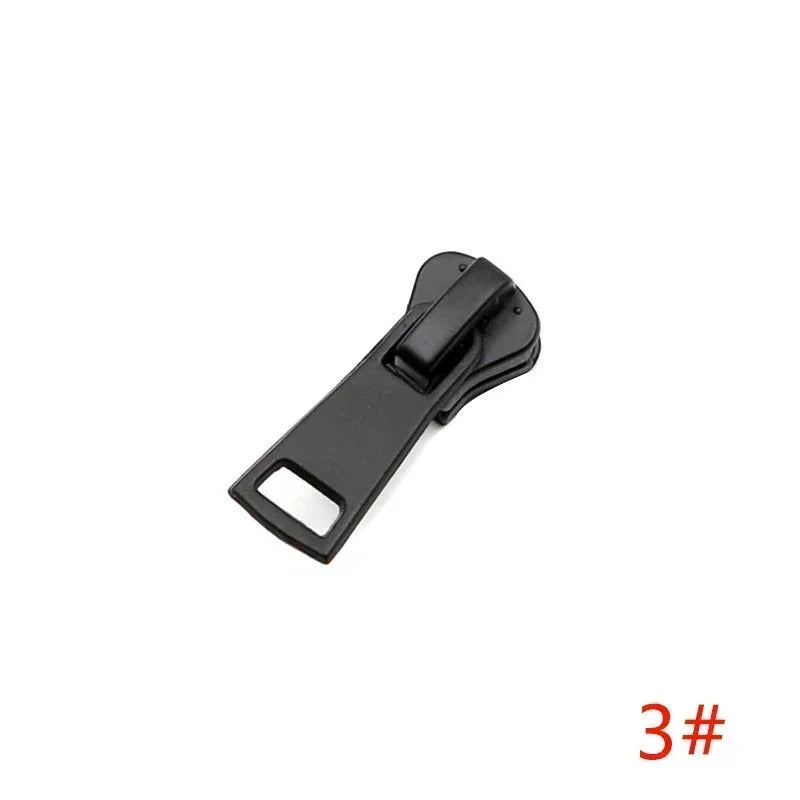 30/1000Pcs 3# 5# 8# 10# 15# Zipper Sliders for Resin Zippers Bag Jacket Coat Zips Head Puller Repair Kit DIY Sewing Accessories