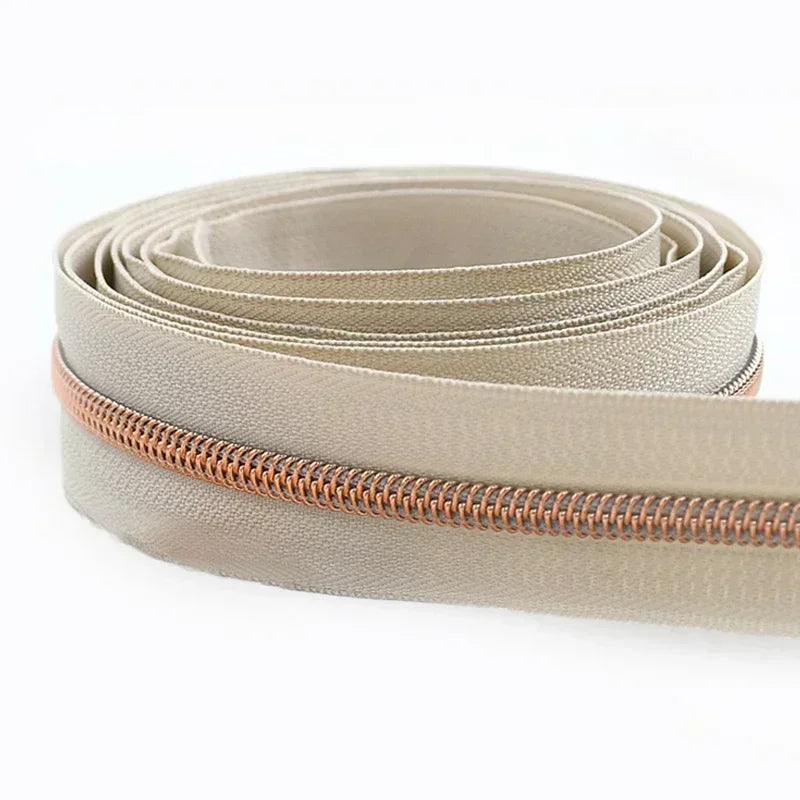 8/300M Sewing Zippers Tapes By The Meter Bag Shoes Nylon Coil Zipper Decorative Roll Bulk Zips Repair Kit DIY Accessories