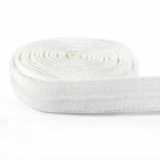 15/500M 8-25mm Silicone Elastic Bands for bra Underwear adhesive Rubber Band Garment Clothes Webbing Ribbon Sewing Accessory
