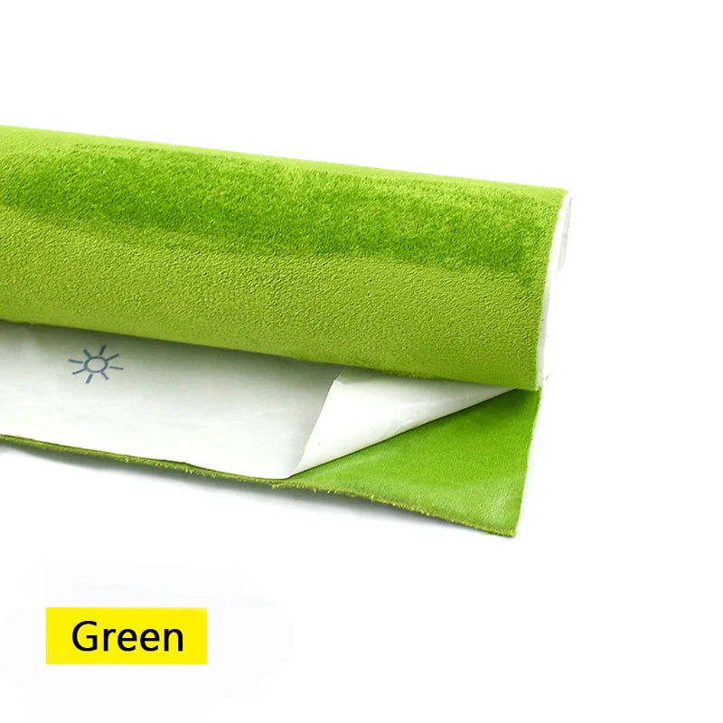 50/100*143cm Suede Self-adhesive Fabric Car Interior Trim Velvet Fabrics Synthetic Leather Cloth DIY Accessories