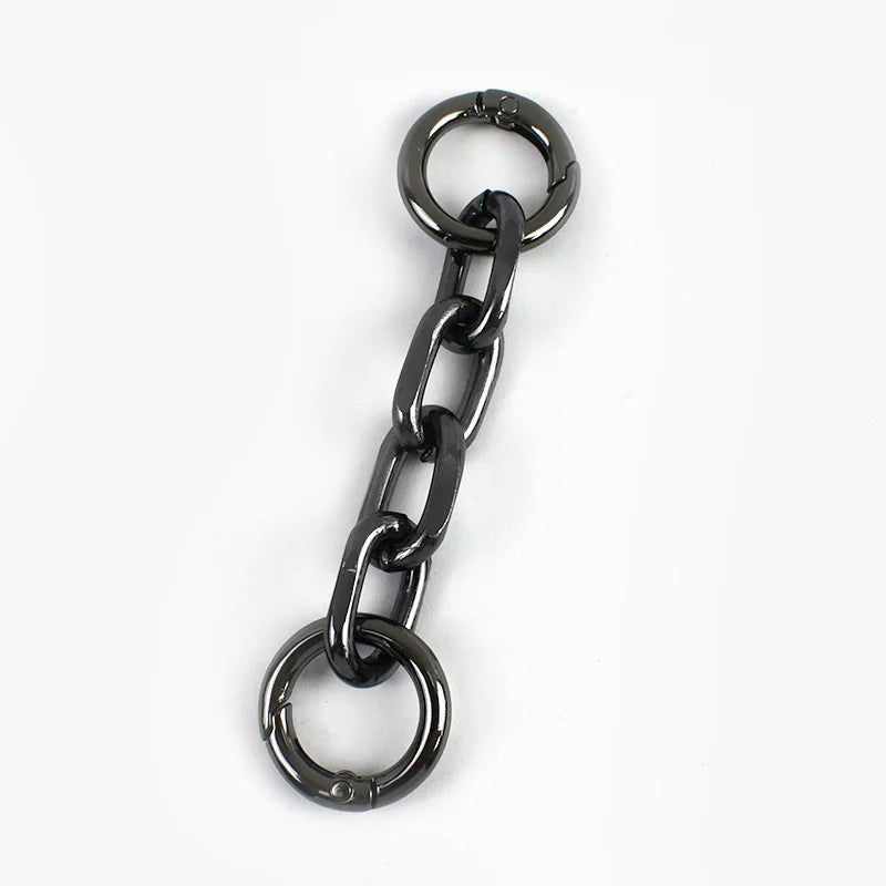5/160Pcs Shoulder Strap Extended Chain 99/108mm Spring O Ring Buckle Metal Chains Bag Handle Connector Hook Accessories