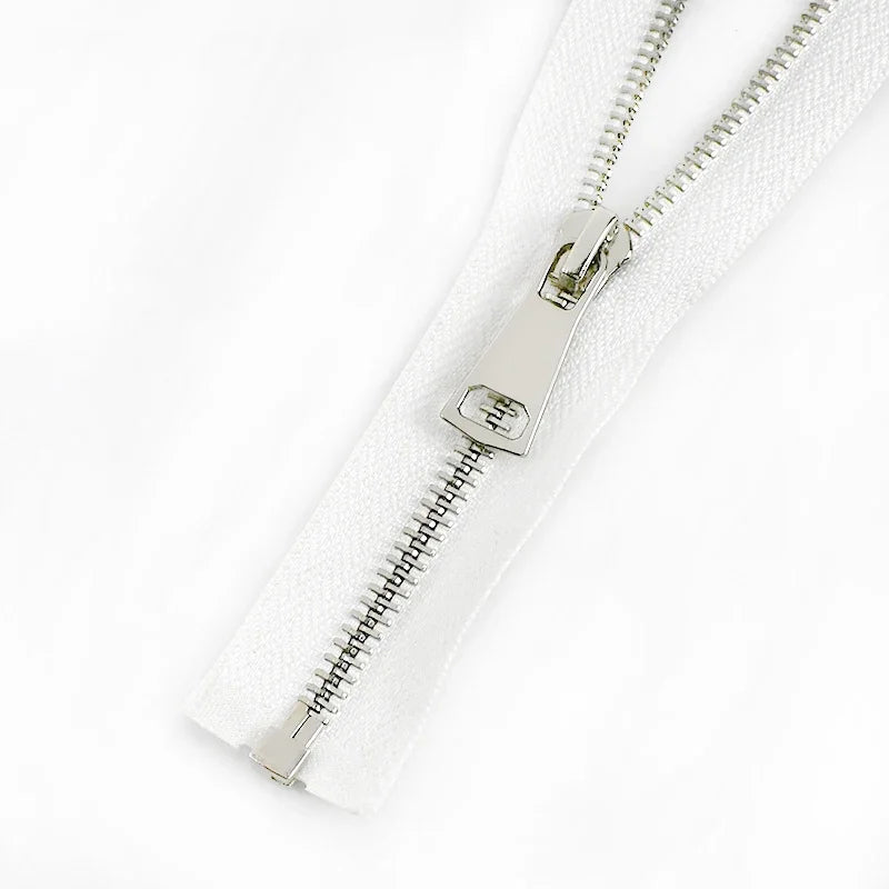 3/90Pcs Meetee 5# 60-150cm Metal Zipper Open End Single/Double Sliders Long Zippers Clothes Down Jacket Coat Zip DIY Sewing Accessories