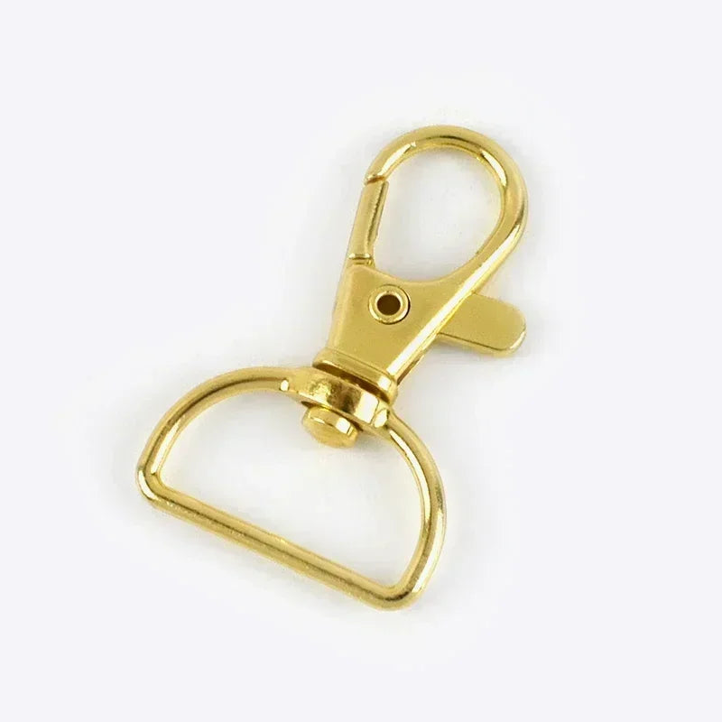 30/1000Pcs 20mm/25mm Metal Buckles for Bag Strap Lobster Clasps Swivel Trigger Clip Snap Hook Webbing Hanger Keychain Accessories