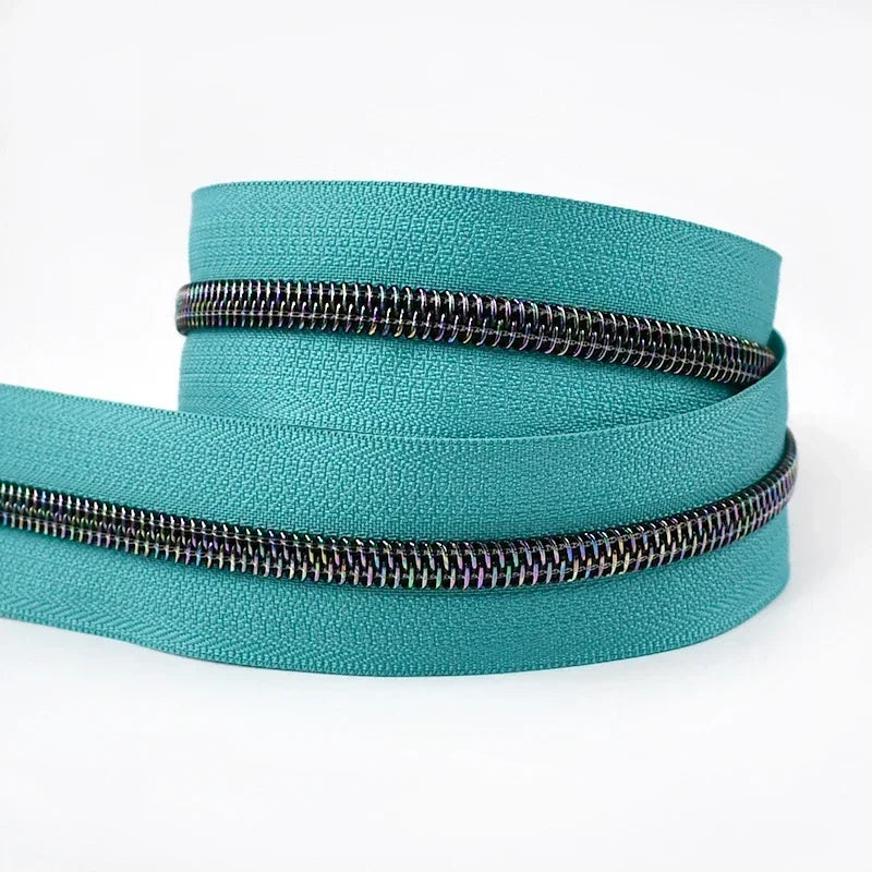3/120Meters 5# Colorful Nylon Zipper Tapes for Jacket Purse Plastic Coil Zippers Luggage Bag Zip DIY Garment Sewing Accessories
