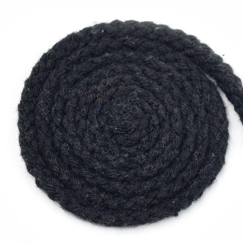 25/800Meters 7mm 8 Shares Round Cotton Cords Decorative Rope Twisted Braided Drawstring Ropes DIY Home Textile Craft Sewing