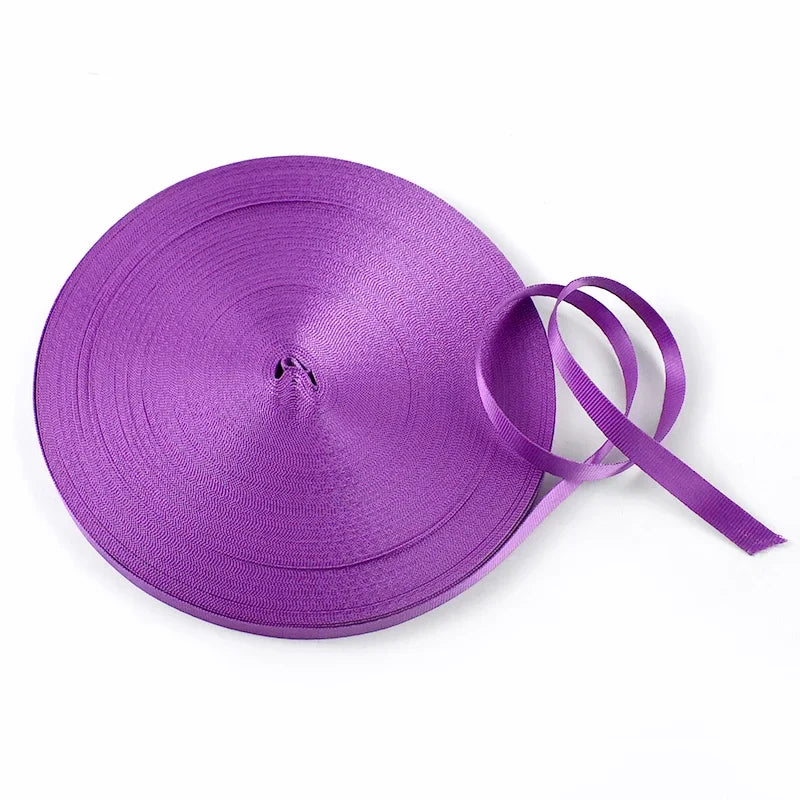 20/650Meters 10/12/15/20mm Nylon Webbing Tape 0.5mm Thick Lanyard Making Craft Decoration Ribbon Strap DIY Sewing Accessories