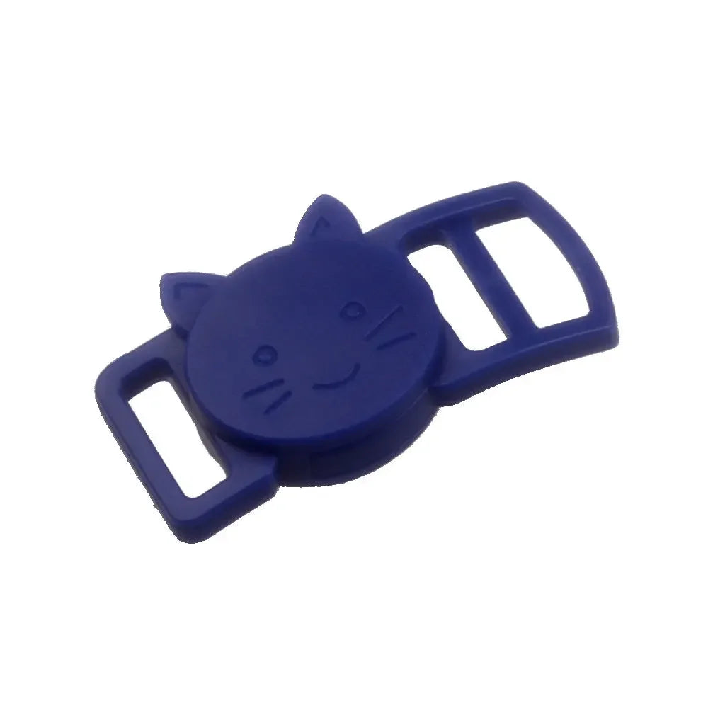 30/800Pcs Mixed Color Release Buckles Cat-Head Plastic Safty Breakaway for Cat Collar Paracord Webbing Apparel Accessories