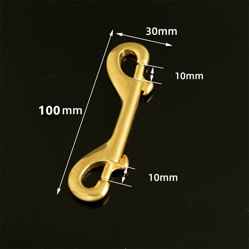 2/60Pcs Doubler Ring Snap Hook Buckle Bag Strap Carabiner Connector Hooks Dog Collar Trigger Clip Hanger Lobster Clasp Accessories