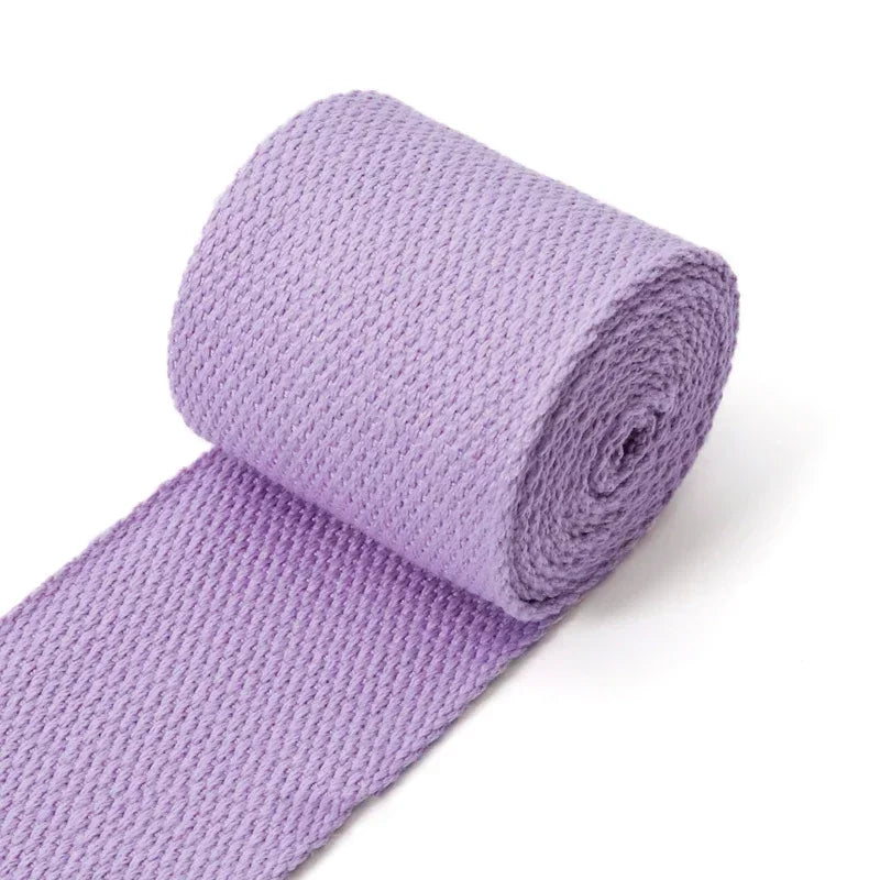3/100Meters 50mm Thick 2mm Canvas Polyester Cotton Webbing Label Ribbon Bags Backpack Belt Strap Bias Binding Tape DIY Sewing Craft