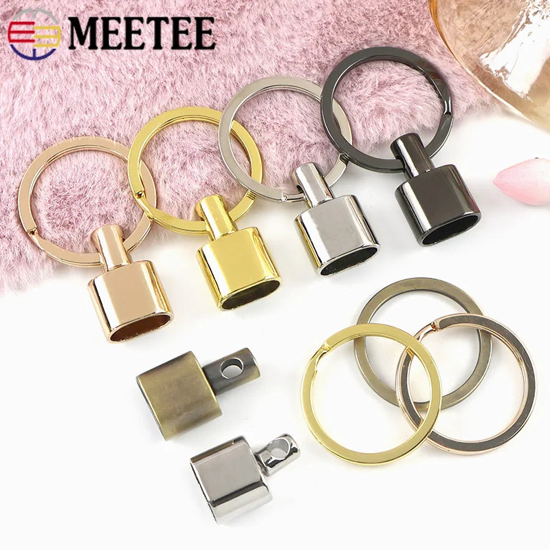 8/300Pcs 14mm O Ring Keychain Metal Buckles Detachable Rings Bags Strap Hanger Hooks Key Rings DIY Hardware Accessories