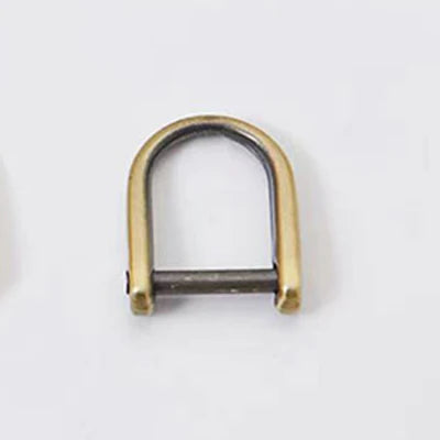 20/600pcs Meetee 8mm O D Ring Buckles Bag Belt Webbing Clothes Hanger Horseshoe Detachable Loop Buckle DIY Hardware Accessories