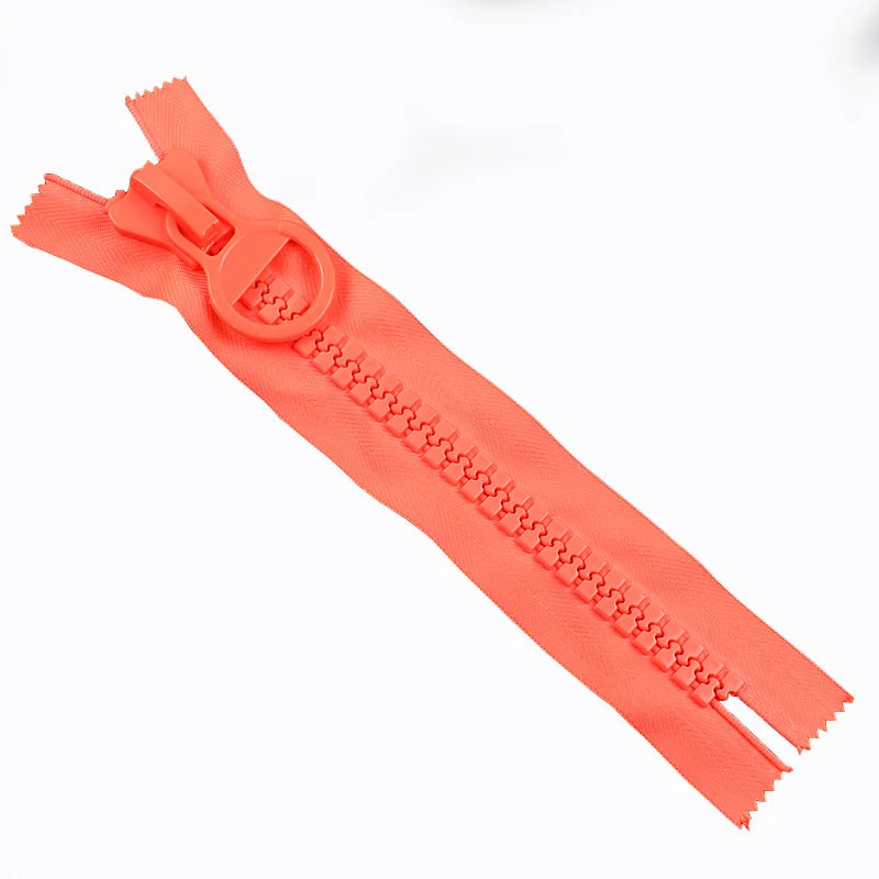 5/120Pcs Meetee 25cm 20# Extra Large Resin Zipper No Endless Lock Pocket Zippers for Wallet Pencil Bags Zip Sewing DIY Accessories
