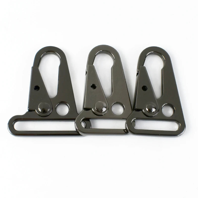 8/300Pcs Metal Strap Buckles Trigger Snap Hook 20-38mm Keychain Webbing Chain Clasp Dog Collar Clips Carabiner Leather Hardware
