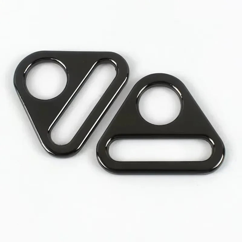 20/50/100Pcs 25mm Zinc Alloy Anti-Slip Triangle Buckles Strap Rings for Bikini Bras Handbags Garment Sewing Hardware Connection Craft