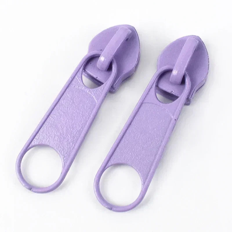 3# 5# Nylon Zipper Slider 30/1200Pcs Colorful Zip Pull Head Clothing Zippers Puller Backpack Closure Zips Sliders DIY Repair Kits
