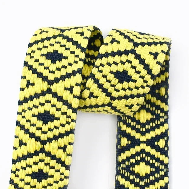 3/100Meters 38mm Thicken Polyester Jacquard Webbing Tape Luggage Decorative Belt Ribbon DIY Bags Shoulder Strap Sewing Accessories