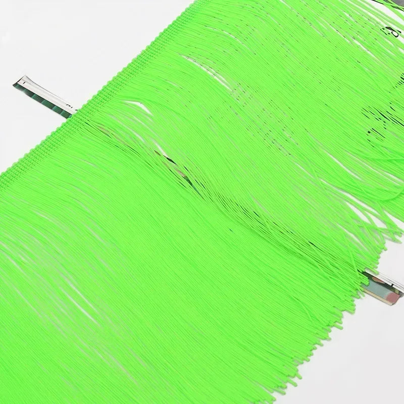 3/100Meters 20cm Polyester Tassel Fringe Curtains Lace Trim Latin Dress Decor Ribbon Clothes Fringes Fabric DIY Sewing Accessories