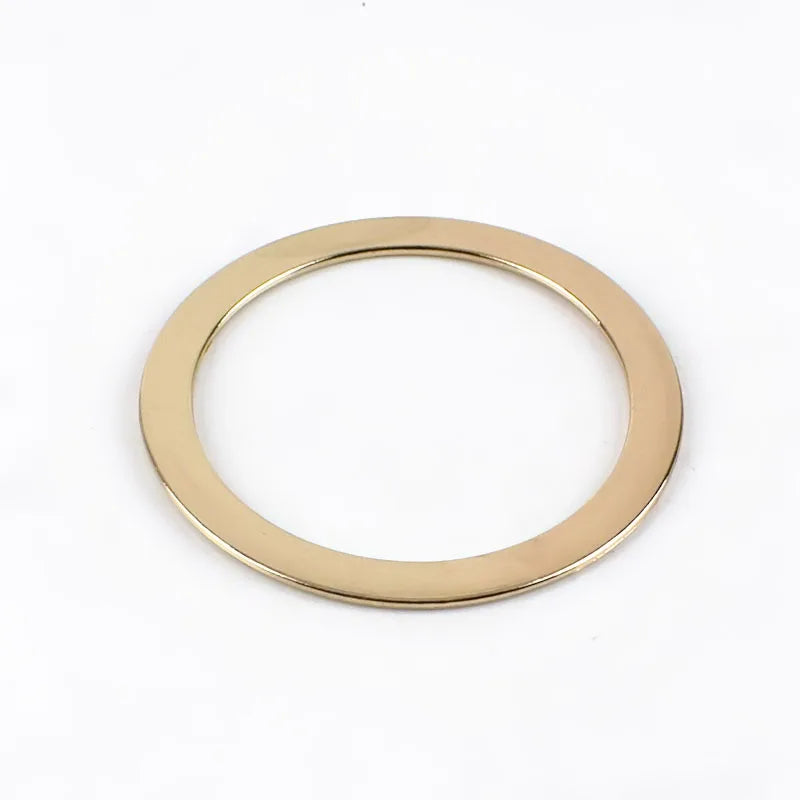 5/150pcs 40/50mm Metal Flat O Ring Bag Handle Buckles Women Handbag Strap Clothes Decorative Clasp Loop DIY Hardware Accessories
