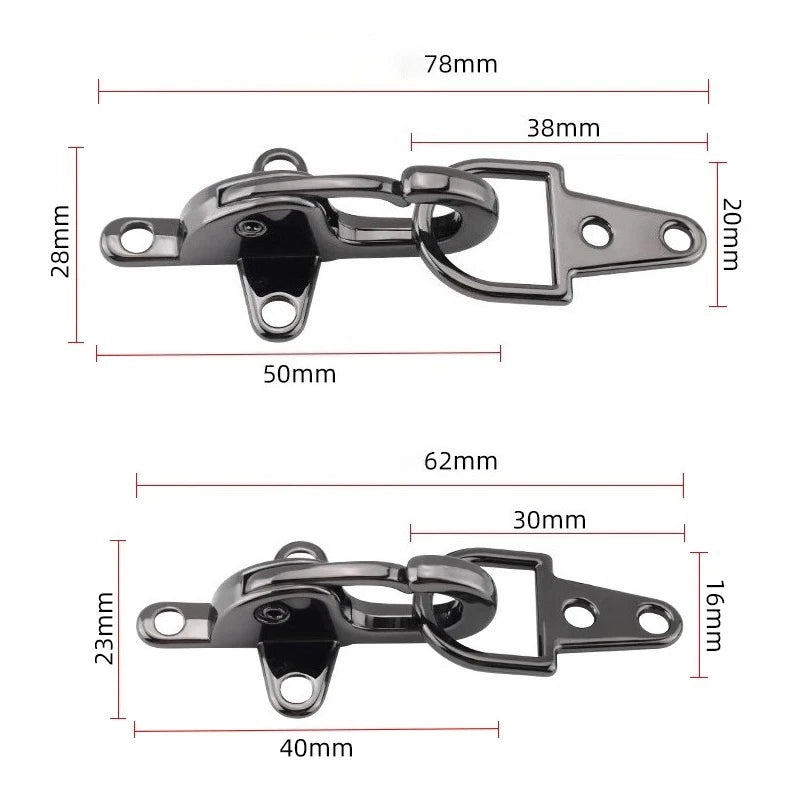 5/200Pcs Fireman Clasp Belt Buckle 4/5cm Metal Buckles Jacket Carabiner Clip Lobster Clasps Toggle Hook Clothing Fasteners