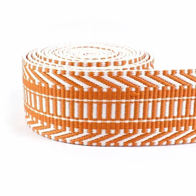 3/100Meters 38mm Thicken Polyester Jacquard Webbing Tape Luggage Decorative Belt Ribbon DIY Bags Shoulder Strap Sewing Accessories