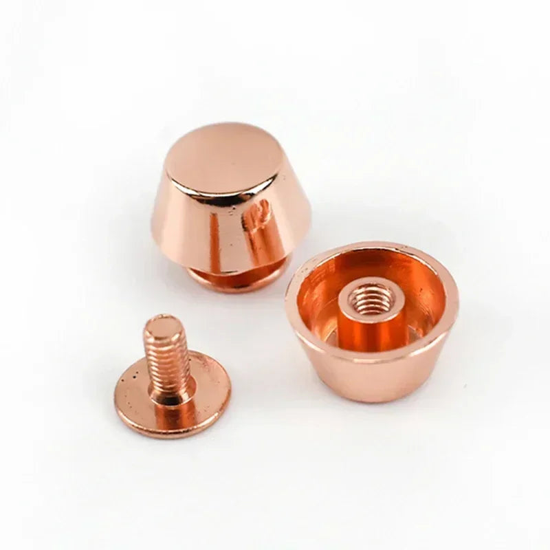 30/1000Pcs Metal Rivets Screw Studs Button Mushroom Rivet Nail Buckle Handbag Protecting Feet Clasp Leather Crafts Accessories