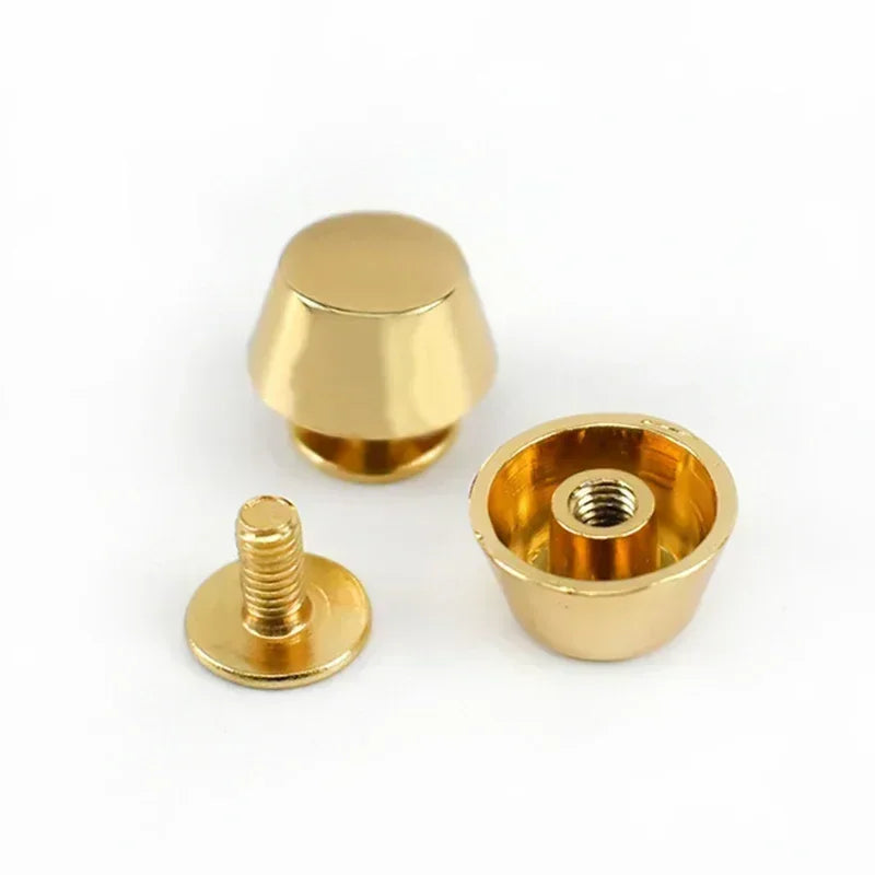 30/1000Pcs Metal Rivets Screw Studs Button Mushroom Rivet Nail Buckle Handbag Protecting Feet Clasp Leather Crafts Accessories