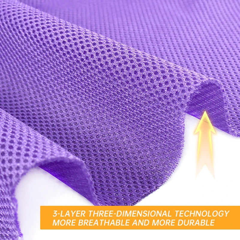 100/1500*150cm 3 Layer Thickened Elastic Mesh Fabric 3D Breathable Cloth Seat Cover Sandwich Cloths for Bags Sofa Shoes Material